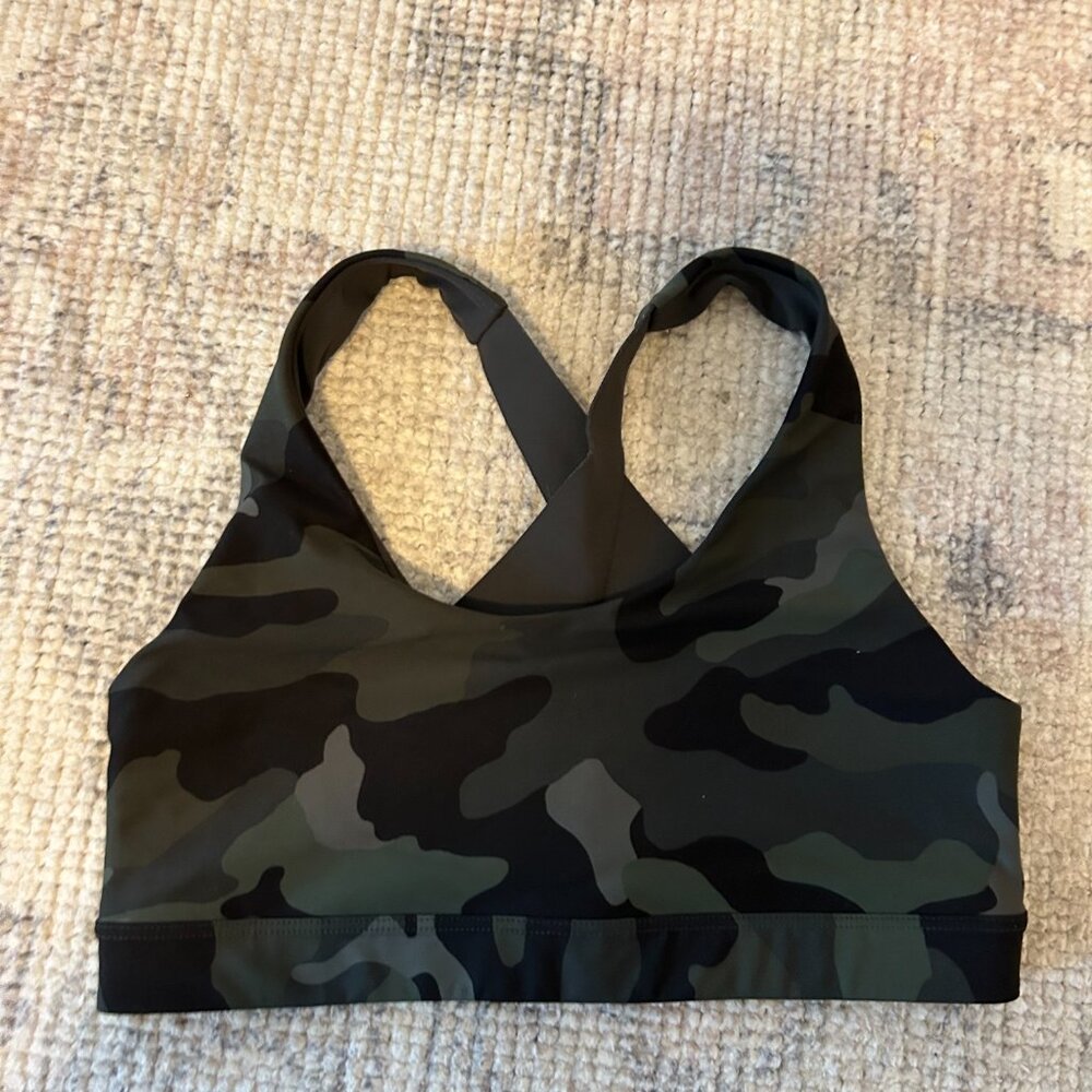 Old Navy Camo Sports Bra - Size Medium